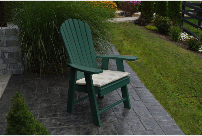 A & L Furniture Recycled Plastic Upright Adirondack Chair  - Ships FREE in 5-7 Business days - Rocking Furniture