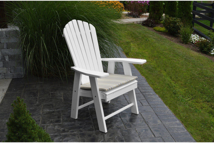 A & L Furniture Recycled Plastic Upright Adirondack Chair  - Ships FREE in 5-7 Business days - Rocking Furniture