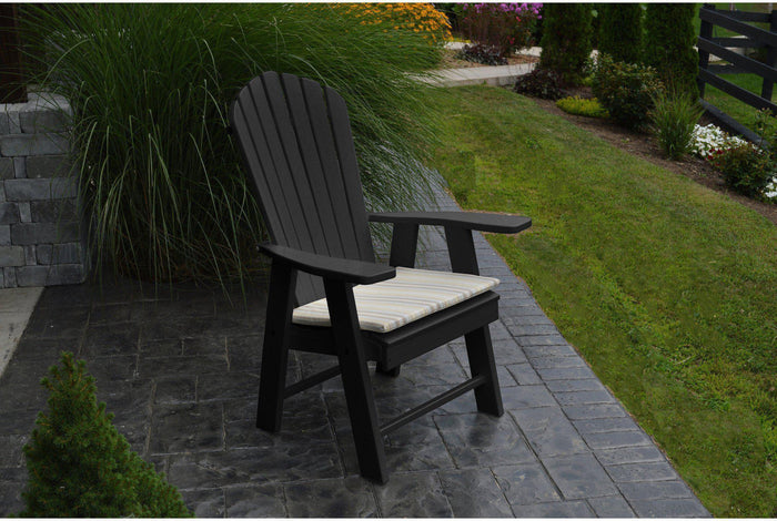 A & L Furniture Recycled Plastic Upright Adirondack Chair  - Ships FREE in 5-7 Business days - Rocking Furniture