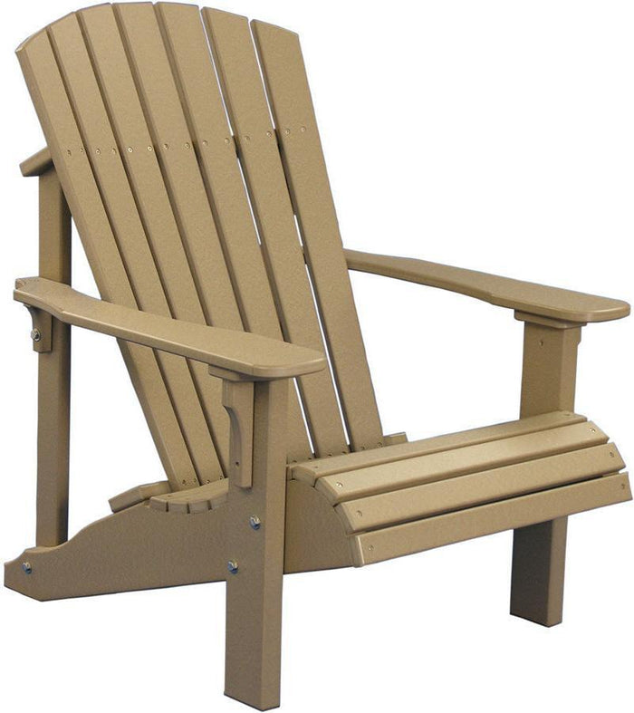 LuxCraft Recycled Plastic Deluxe Adirondack Chair - Rocking Furniture