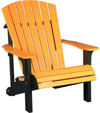 LuxCraft Recycled Plastic Deluxe Adirondack Chair - Rocking Furniture