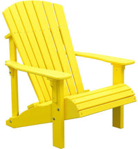 LuxCraft Recycled Plastic Deluxe Adirondack Chair - Rocking Furniture