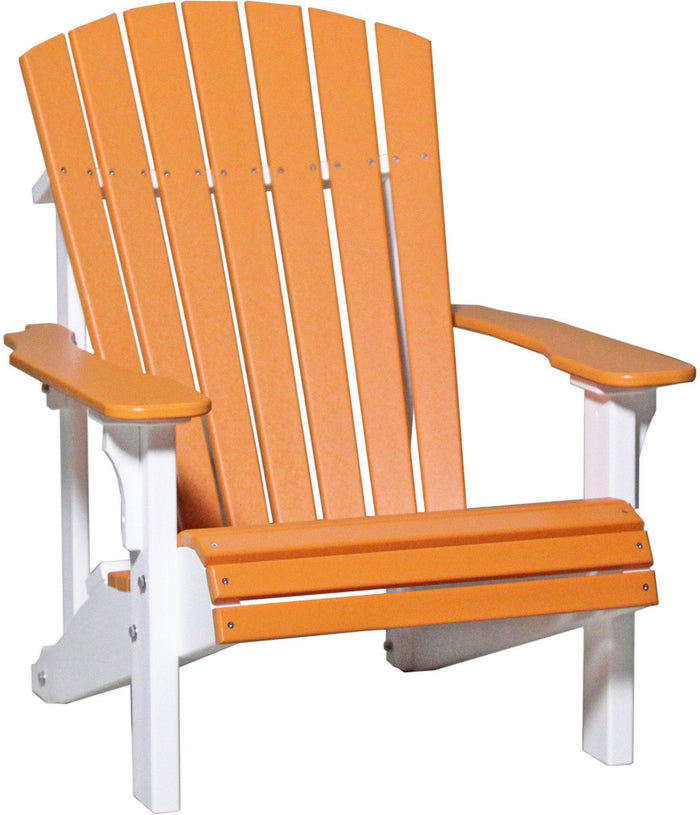 LuxCraft Recycled Plastic Deluxe Adirondack Chair - Rocking Furniture