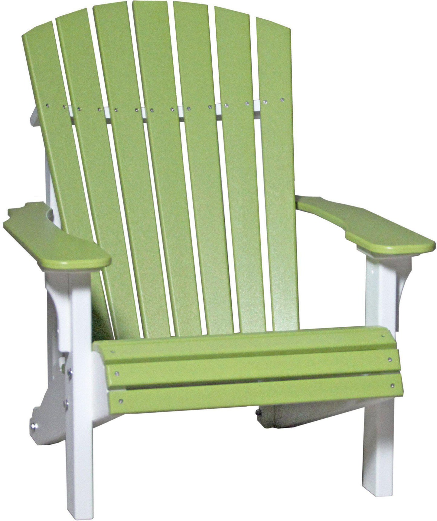 LuxCraft Recycled Plastic Deluxe Adirondack Chair - Rocking Furniture