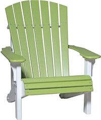 LuxCraft Recycled Plastic Deluxe Adirondack Chair - Rocking Furniture