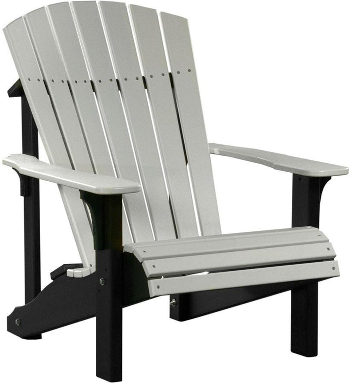 LuxCraft Recycled Plastic Deluxe Adirondack Chair - Rocking Furniture