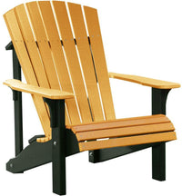 LuxCraft Recycled Plastic Deluxe Adirondack Chair - Rocking Furniture