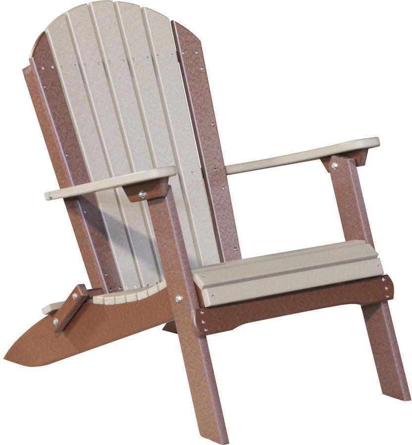 LuxCraft Recycled Plastic Folding Adirondack Chair - Rocking Furniture