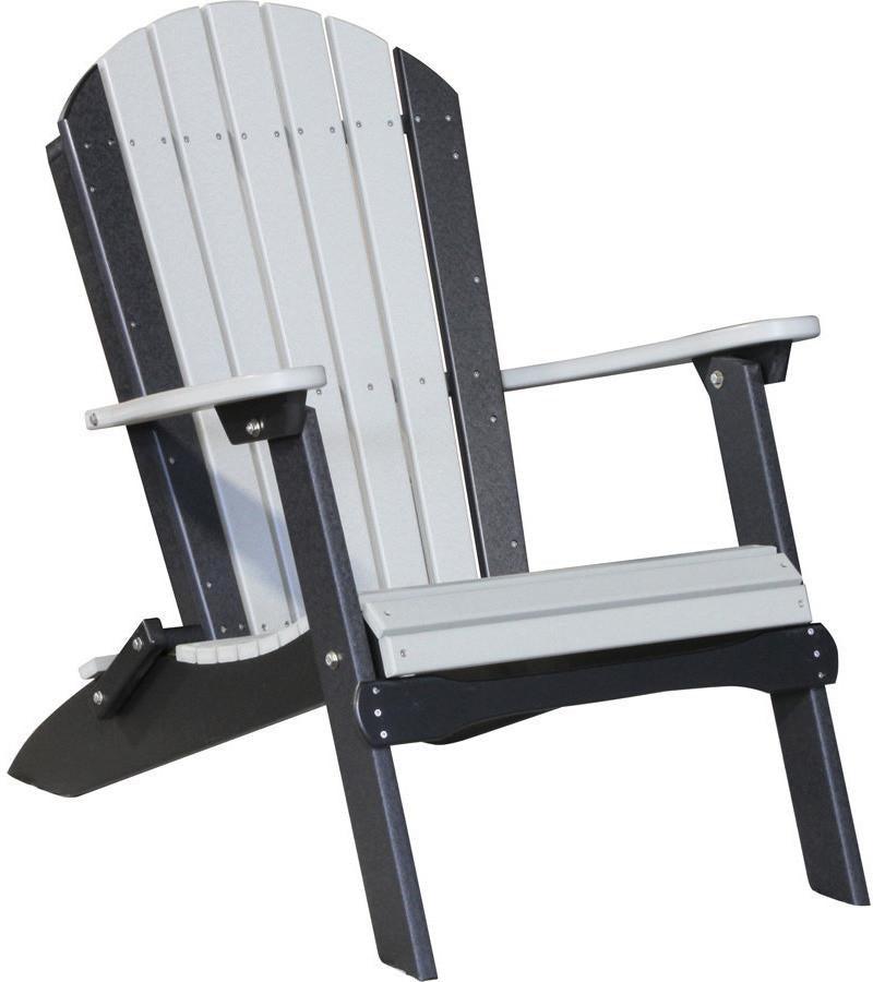 LuxCraft Recycled Plastic Folding Adirondack Chair - Rocking Furniture