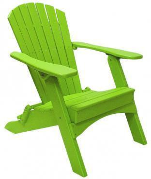 Perfect Choice Outdoor Furniture Folding Adirondack Chair - Rocking Furniture