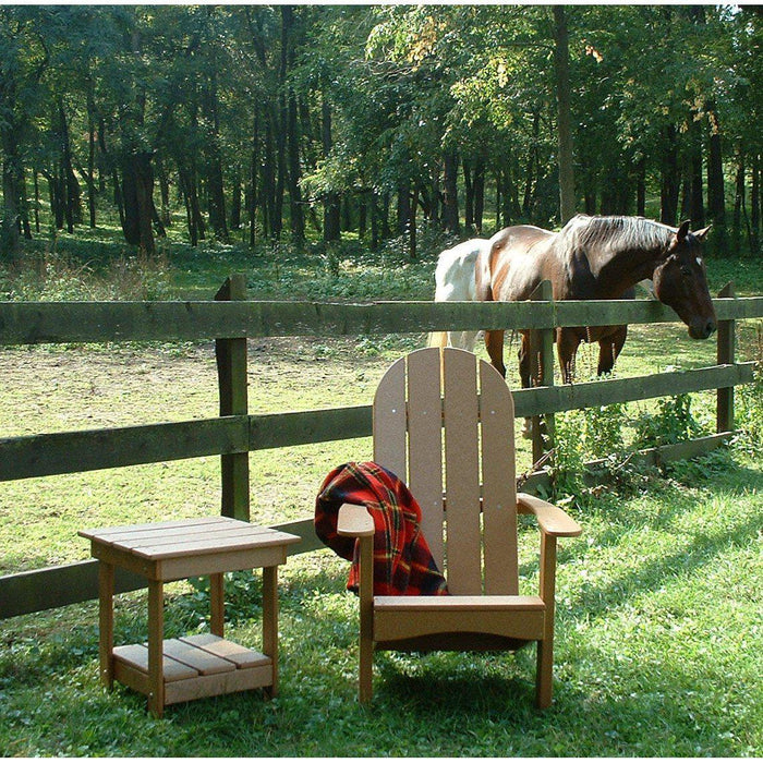 Tailwind Furniture Recycled Plastic Round Back Adirondack Chair - Rocking Furniture