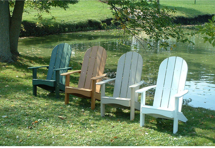 Tailwind Furniture Recycled Plastic Round Back Adirondack Chair - Rocking Furniture