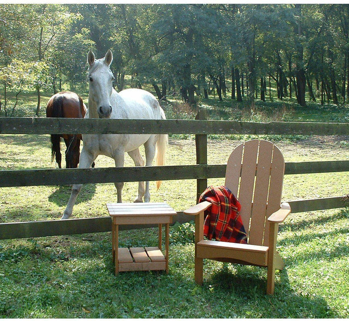 Tailwind Furniture Recycled Plastic Round Back Adirondack Chair - Rocking Furniture