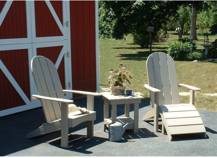 Tailwind Furniture Recycled Plastic Round Back Adirondack Chair - Rocking Furniture