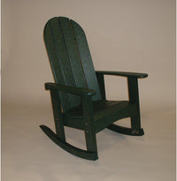 Tailwind Furniture Recycled Plastic Round Back Adirondack Rocking Chair - Rocking Furniture