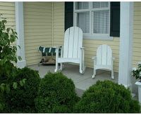 Tailwind Furniture Recycled Plastic Round Back Adirondack Rocking Chair - Rocking Furniture