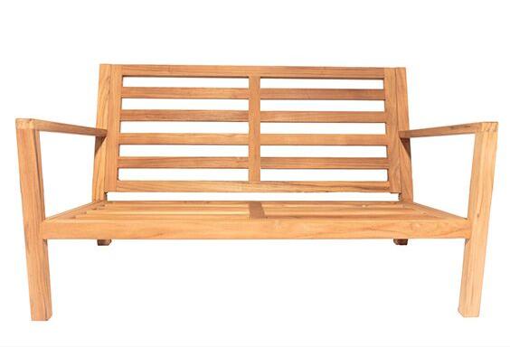 Royal Teak Collection Deep Seating Outdoor Coastal Patio Love-Seat / 2-Seater - SHIPS WITHIN 1 TO 2 BUSINESS DAYS
