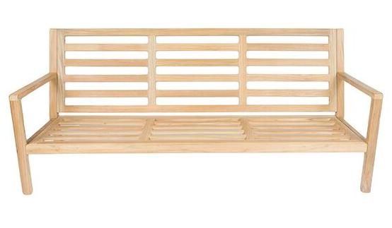 Royal Teak Collection Outdoor Coastal Sofa / 3-Seater - SHIPS WITHIN 1 TO 2 BUSINESS DAYS