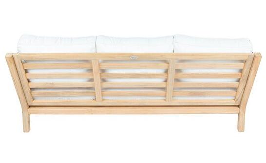 Royal Teak Collection Outdoor Coastal Sofa / 3-Seater - SHIPS WITHIN 1 TO 2 BUSINESS DAYS