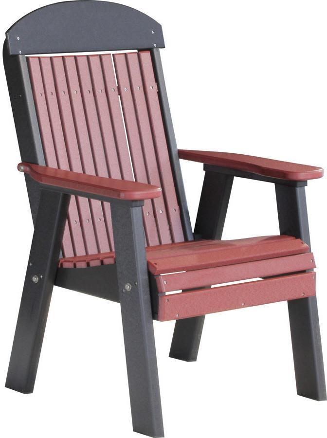 LuxCraft Classic Highback Recycled Plastic 2ft Chair - Rocking Furniture