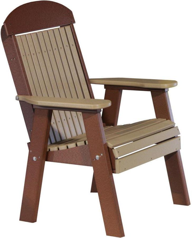 LuxCraft Classic Highback Recycled Plastic 2ft Chair - Rocking Furniture