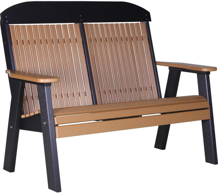 Plastic deck top bench
