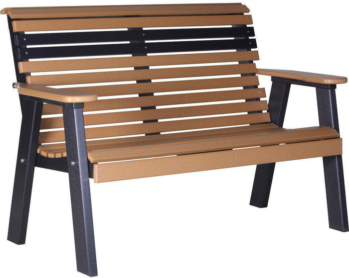 LuxCraft Rollback Recycled Plastic 4ft Bench - Rocking Furniture