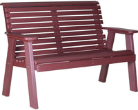 LuxCraft Rollback Recycled Plastic 4ft Bench - Rocking Furniture