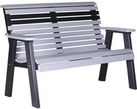 LuxCraft Rollback Recycled Plastic 4ft Bench - Rocking Furniture