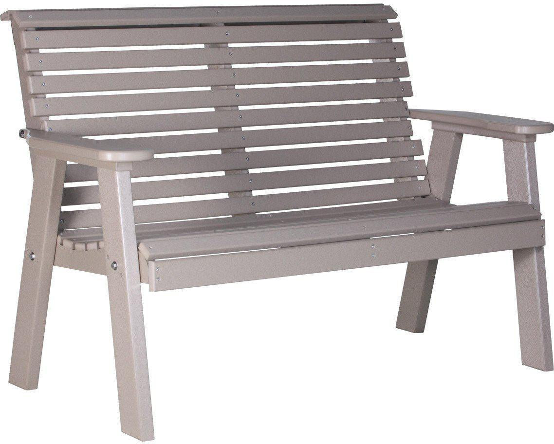 LuxCraft Rollback Recycled Plastic 4ft Bench - Rocking Furniture