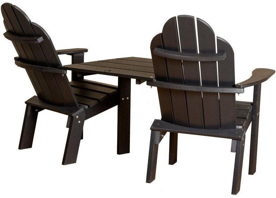 Wildridge Outdoor Recycled Plastic Classic Deck Chair Tete a Tete - LEAD TIME TO SHIP 6 WEEKS OR LESS