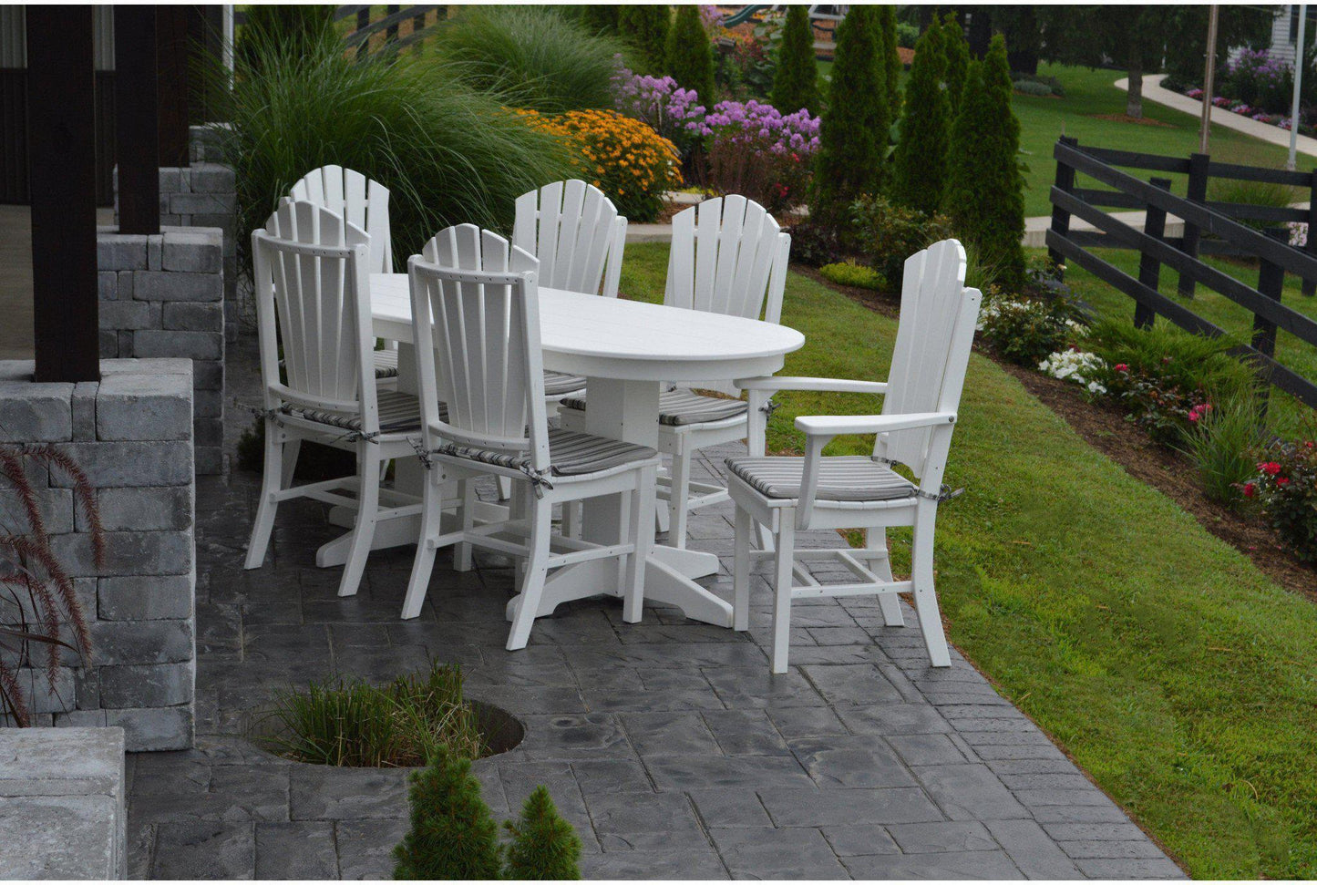 A&L Furniture Company Recycled Plastic Adirondack Dining Chair - LEAD TIME TO SHIP 10 BUSINESS DAYS
