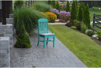 A&L Furniture Company Recycled Plastic Classic Dining Chair - Aruba Blue