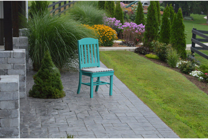 A&L Furniture Company Recycled Plastic Classic Dining Chair - Aruba Blue