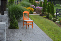 A&L Furniture Company Recycled Plastic Classic Dining Chair - Orange