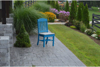 A&L Furniture Company Recycled Plastic Classic Dining Chair - Blue