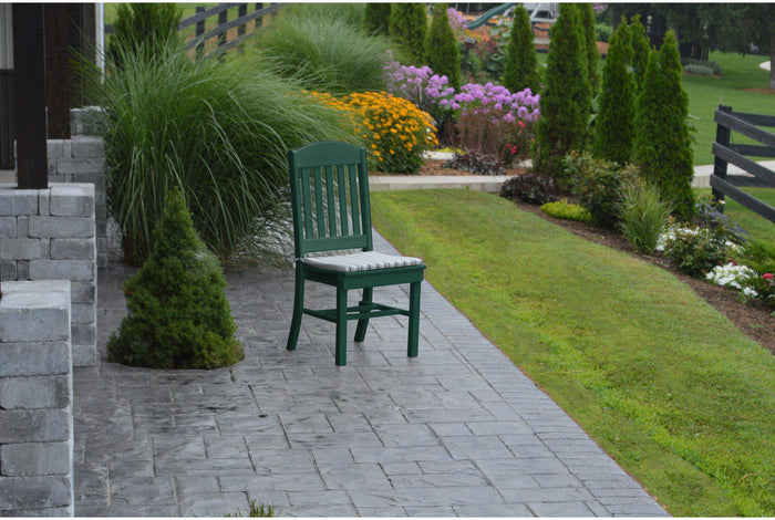 A&L Furniture Company Recycled Plastic Classic Dining Chair - Turf Green