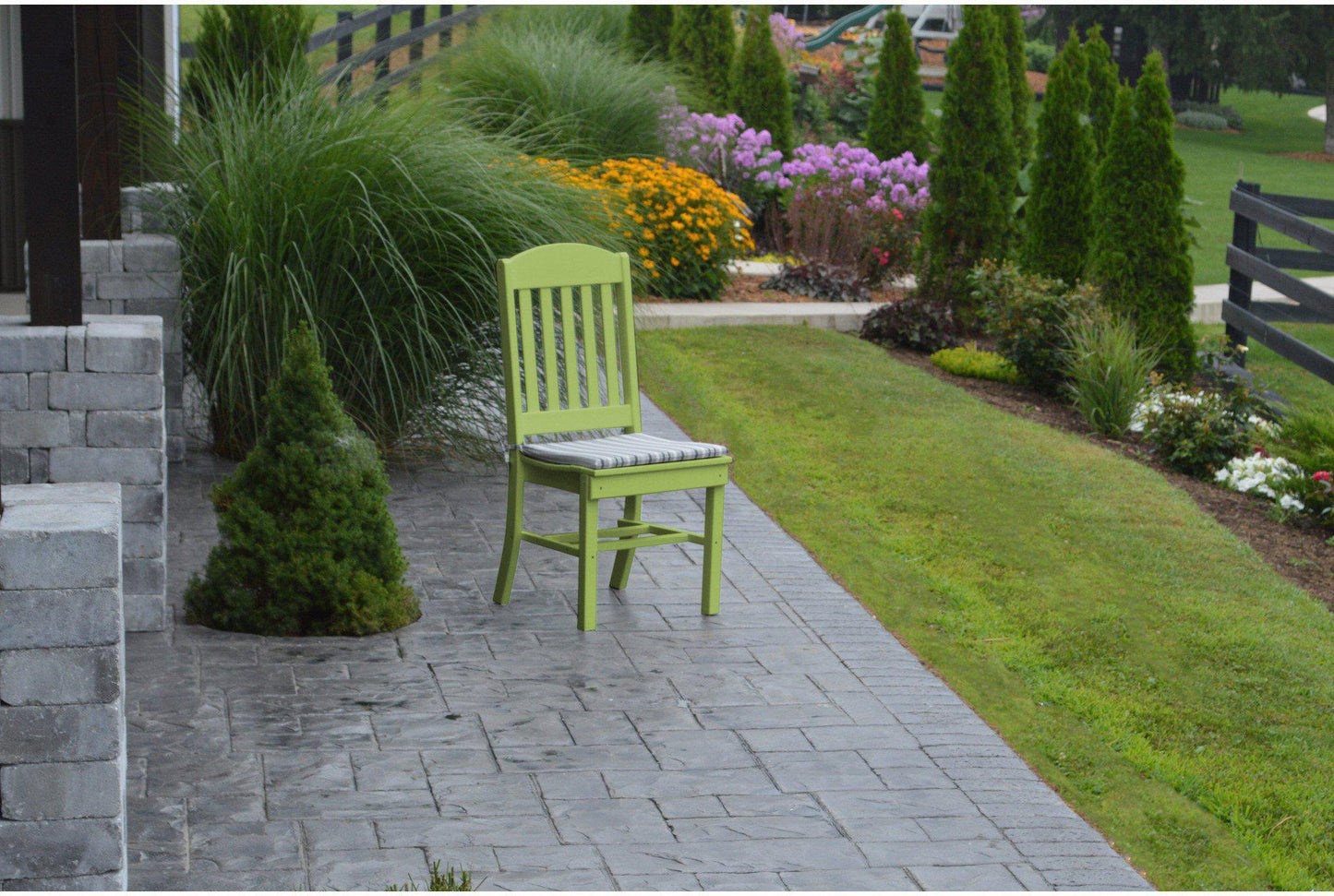 A&L Furniture Company Recycled Plastic Classic Dining Chair - Tropical Lime