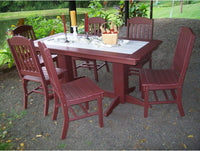 A&L Furniture Company Recycled Plastic Classic Dining Chair - Cherrywood