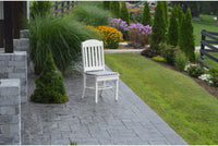 A&L Furniture Company Recycled Plastic Classic Dining Chair - White