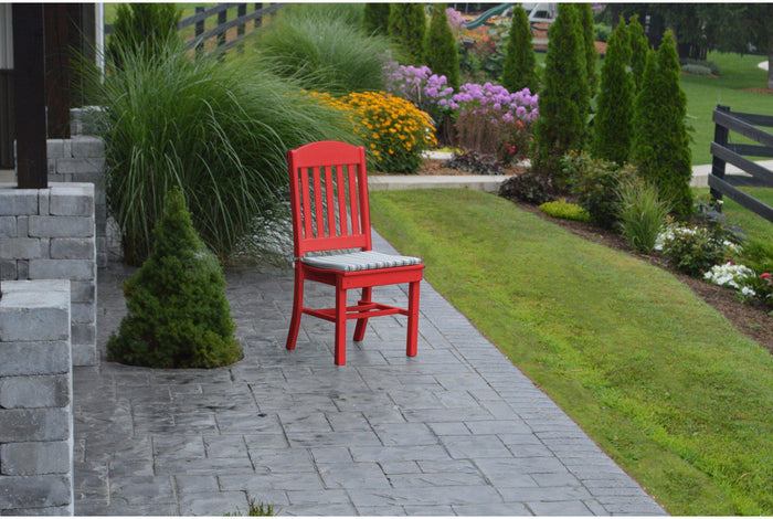 A&L Furniture Company Recycled Plastic Classic Dining Chair - Bright Red