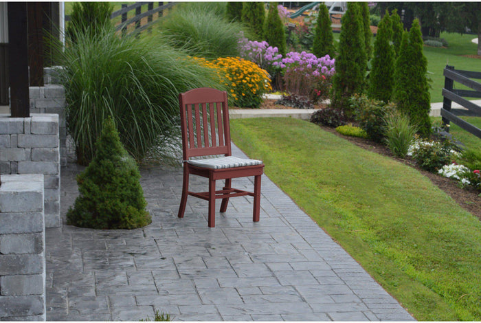 A&L Furniture Company Recycled Plastic Classic Dining Chair - Cherrywood