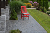 A&L Furniture Company Recycled Plastic Traditional Dining Chair - Bright Red