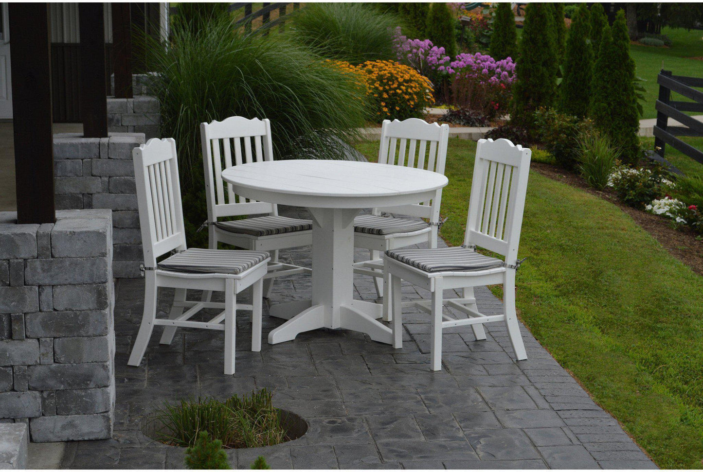 A&L Furniture Company Recycled Plastic Traditional Dining Chair - LEAD TIME TO SHIP 10 BUSINESS DAYS