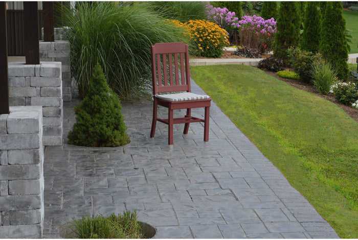 A&L Furniture Company Recycled Plastic Traditional Dining Chair - Cherrywood