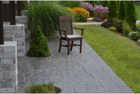 A&L Furniture Company Recycled Plastic Traditional Dining Chair w/ Arms - Tudor Brown