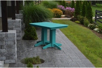 A&L Furniture Company Recycled Plastic 4' Dining Table - Aruba Blue