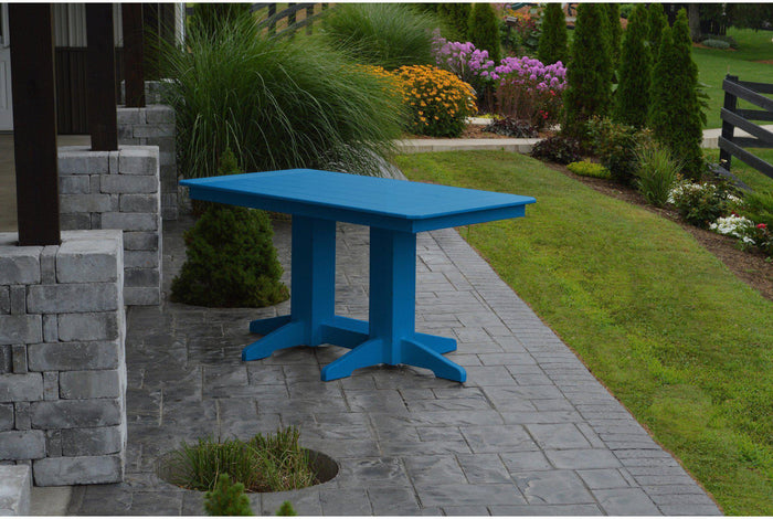 A&L Furniture Company Recycled Plastic 5' Dining Table - Blue