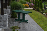 A&L Furniture Company Recycled Plastic 5' Dining Table - Turf Green