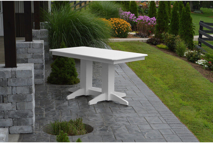 A&L Furniture Company Recycled Plastic 5' Dining Table - White
